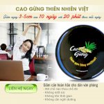 Cao Gừng Tan Mỡ Thiên Nhiên Việt Chính Hãng Cát Tường