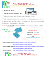 Web Chuẩn Seo, Giao Diện Đẹp, Ưu Dãi Cực Hấp Dẫn!!!