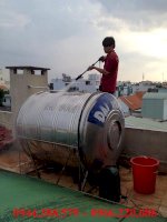 Thau Rửa Bể Nước Ăn Tại Giải Phóng ||Ve Sinh Bon Inox, Bon Nhua Gia Re