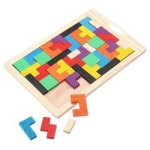Đồ Chơi Xếp Hình Tetris Bằng Gỗ Kiểu Nhật