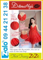 Đầm Ngủ Big Size Gợi Cảm 988 Màu Đỏ.