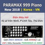 Mua Amply Paramax Sa-999 Piano Km 1 Đầu Karaoke Paramax Ls-3000