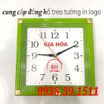 Nhận Làm Đồng Hồ Treo Tường In Logo Công Ty