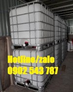 Xả Kho Bồn Đựng Hóa Chất 1000 Lít Cũ; Tank Ibc 1000L Đã Qua Sử Dụng