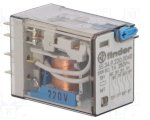 Rơ Le Relay Finder Relay: Electromagnetic; 4Pdt; Ucoil: 220Vdc; 7A/250Vac; 7A/30Vdc