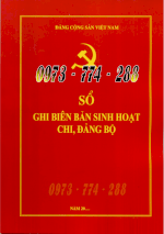 Sổ Ghi Biên Bản Sinh Hoạt Chi, Đảng Bộ