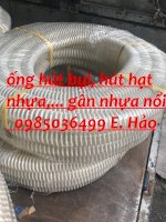 Ống Gân Nhựa Nổi Màu Trắng  Hút Hạt Nhựa D40, D50, D60