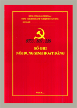 Bán Quyển, Sổ Ghi Nội Dung Sinh Hoạt Đảng