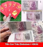Tiền Con Trâu Zimbabwe 2021 Quà Tết Tân Sửu