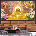 Tranh Gạch Phật Giáo- Tranh Phật Di Lặc