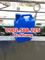 Can Nhựa 5 Lít Màu Sắc Xanh Dương 190X 120X 280 Mm