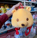 [Xoài Xấu Xa Shop] Balo Con Gấu Bông Mini Gấu Winnie The Pooh Disney Nhỏ Gọn Đáng Yêu Cute, Balo Gấu Pooh Bằng Bông Mini Cho Bé Đi Học