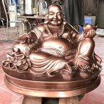 Tượng Phật Di Lặc Đúc Đông Nguyên Khối