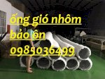 Ống Gió Mềm Nhôm Có Bảo Ôn Bông Trắng Polisiter D150, D200, D250