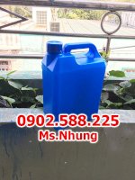 Can Nhựa 5 Lít Màu Xanh Dương Nhựa Hdpe