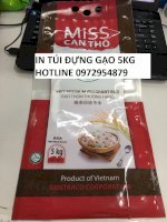 Túi Đựng Gạo 5Kg Ghép Màng, In Túi Gạo Giá Cạnh Tranh