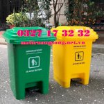 Thùng Rác Y Tế 25L Đạp Chân Mẫu Mới