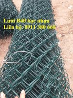 Lưới B40 Bọc Nhựa Dạng Cuộn, Khung Hàng Rào B40 Bọc Nhựa - Nhật Minh Hiếu