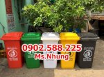 120 Lít Nhựa Hdpe, Cao 94Cm, Nắp Đậy Kín Ngăn Mùi