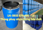 Thùng Phuy Nhựa 220 Lít Cắt Đôi, Thùng Phi Nhựa 220L, Thùng Chứa 120 Lít, Thùng Đựng Hóa Chất 50 Lít