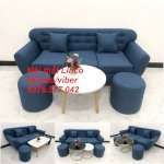 Sofa Băng Nhỏ Giá Rẻ Đẹp Phòng Khách Sofa Văng Màu Xanh Dương Nước Biển Da Trời Nội Thất Linco Đà Lạt, Lâm Đồng