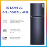 Tủ Lạnh Lg 478 Lít Inverter Gn-D602Bl