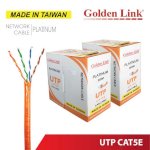 Cáp Mạng Golden Link Platinum Utp Cat 5E (Cam)