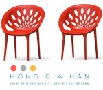 Ghế Cafe Nhựa Đúc Đuôi Công Nd05