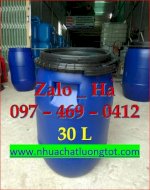 Thùng Phuy 30 Lít, Thùng Phi 30 Lít Đựng Hóa Chất Thủy Sản, Thùng Phi 50 Lít Màu Xanh, Thùng Phuy Nắp Kín, Thùng Phi Nắp Hở