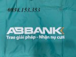 Áo Mưa In Logo Abbank Màu Xanh Ngọc
