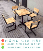 Bàn Ghế Cafe, Quán Ăn Giá Rẻ Hồng Gia Hân Gg202