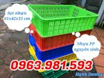 Sóng Nhựa Rỗng Hs008, Sọt Nhựa Đựng Hoa Quả﻿