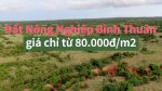 Đất Nông Nghiệp Farm Bắc Bình Bình Thuận 850 Triệu 1 Mẫu