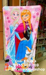 [Xoài Xấu Xa Shop] Khăn Tắm Hoạt Hình Công Chúa Disney Anna Elsa Frozen Disney Siêu Dễ Thương Hàng Sưu Tầm