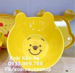 [Xoài Xấu Xa Shop] Tô Nhựa 3D Hoạt Hình Gấu Winnie The Pooh Hàng Sưu Tầm Vật Dụng Hình Gấu Pooh Đẹp