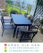 Bàn Ghế Kiểu Sân Vườn Hiện Đại Hồng Gia Hân N030