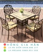 Bàn Ghế Kiểu Sân Vườn Hiện Đại Hồng Gia Hân N039