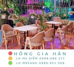 Bàn Ghế Cafe, Trà Chanh, Trà Sữa Hồng Gia Hân B014