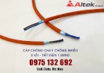 Cáp Chống Cháy 2X1.5 Tiêu Chuẩn Iec, Altek Kabel Fire Resistant Cable 2G 1.5Mm + E