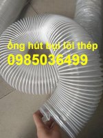 Ống Hút Bụi Nhựa Lõi Thép Co Giãn Dùng Co Máy Cnc, Hút Bụi Gỗ D100, D125, D150