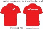 Áo Thun Honda Màu Đỏ Giá Rẽ - Xưởng May Áo Thun Limac