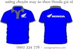 Áo Phông Đồng Phục Honda Màu Xanh