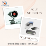 Gói Giải Pháp Họp Trực Tuyến Poly Studio P5 & Poly Sync 20