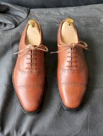 Giày Tây Oxford Thomas George Size 41 Cực Đẹp