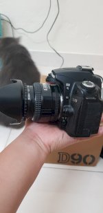 Hn Cần Bán Nikon D90 Kèm Thẻ Nhớ 8Gb Kèm Lens Fix 28 2.8D