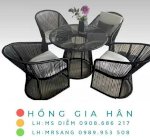 Nội Thất Mây Nhựa Hồng Gia Hân Ms22