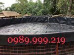 Màng Đen Hdpe Chống Thấm Lót Hầm Biogas Trang Trại Lợn Khổ 6Mx20M