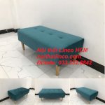 Ghế Đôn Sofa Mini Dài 1M Vải Nhung Giá Rẻ Nội Thất Linco Hcm Tphcm