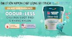 Sơn Nippon Odour-Less Tiêu Diệt Sạch Vi Khuẩn Lên Đến 99,9%