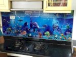 Tranh Cá Đại Dương-Tranh 3D Ốp Bếp